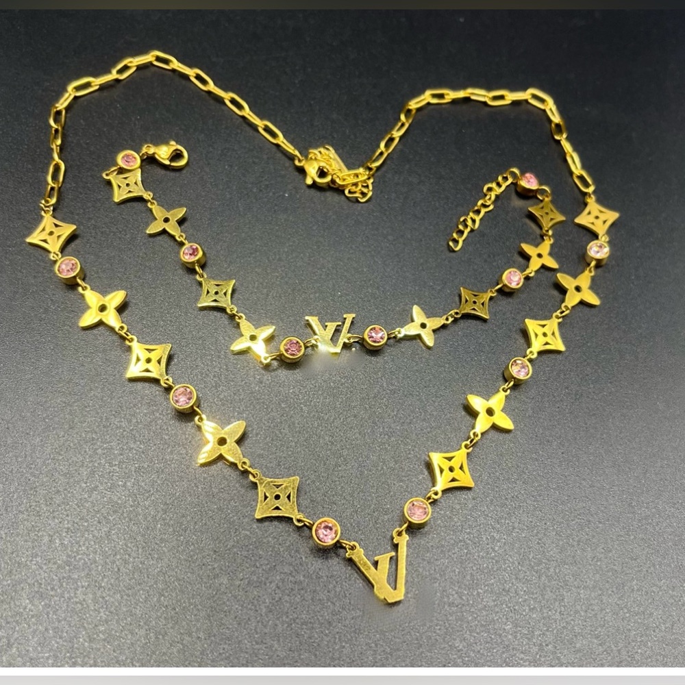Flowers Necklace & Bracelet Set